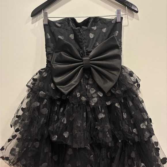 Betsey Johnson Black Evening Strapless Dress - Picture 8 of 13